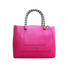 Bvlgari Serpenti Bolso Mediano Rosa Fuerte