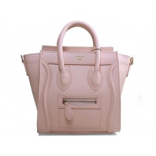 Mini bolso tote Celine de piel de becerro rosa
