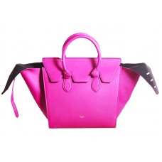 Bolso Celine Tie Original de piel rosa fuerte