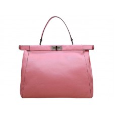 Bolso Fendi Peekaboo de piel de becerro rosa