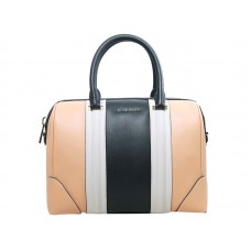 Bolso de mano Givenchy Lucrezia beige con negro