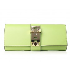 Bolso de mano Hermes Medor verde manzana