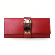 Bolso de mano Hermes Medor rojo