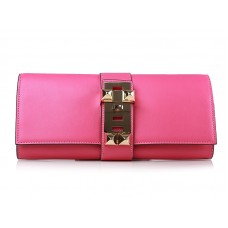 Bolso de mano Hermes Medor rosado