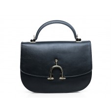 Bolso de hombro Hermes Stirrup negro