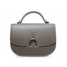 Bolso de hombro Hermes Stirrup gris