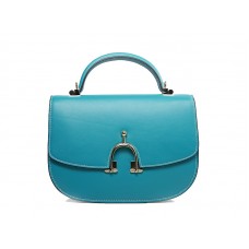 Bolso de hombro Hermes Stirrup azul claro
