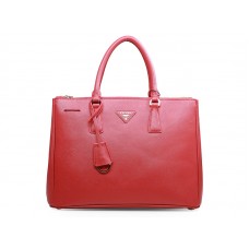 Bolso Prada Saffiano Lux rojo