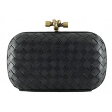 Bottega Veneta Absenta Intrecciato Ayers Knot Black