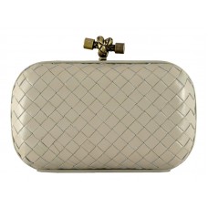 Bottega Veneta Absenta Intrecciato Ayers Knot Grey
