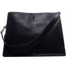 Bolso de hombro Celine de piel de becerro negro