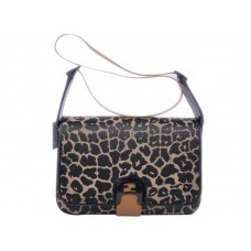 Bolso de hombro Fendi Chameleon Leopard