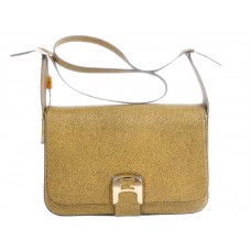 Bolso de hombro Fendi Chameleon amarillo