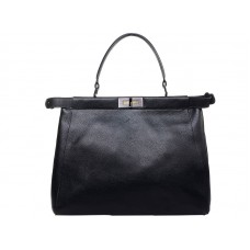 Bolso Fendi Peekaboo de piel de becerro negro