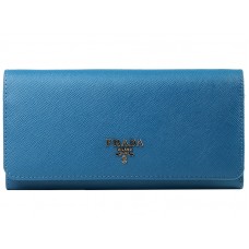 Cartera Prada de piel Saffiano azul