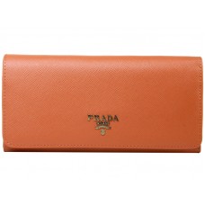 Cartera Prada de piel Saffiano naranja