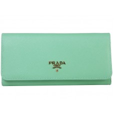 Cartera Prada de piel Saffiano verde