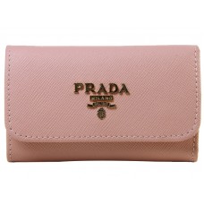 Llavero Prada Saffiano 6 Rosa