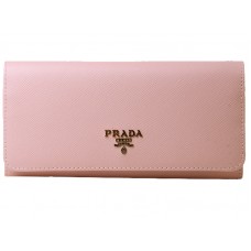 Cartera Prada de piel Saffiano rosa