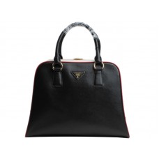 Bolso Prada Saffiano con asa superior enmarcada en negro