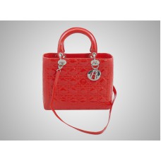 Bolso Dior Cannage rojo