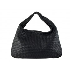 Bottega Veneta Ébano Intrecciato Nappa Belly Veneta Negro