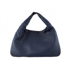 Bottega Veneta Ébano Intrecciato Nappa Belly Veneta Azul