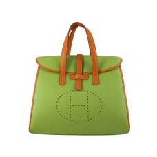 Bolso con solapa Hermes 08c verde