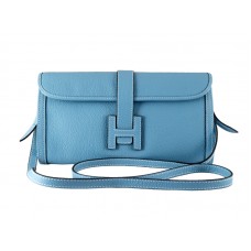 Bolso de mano con solapa Hermes azul