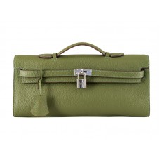 Hermes Kelly Pochette Longue Verde