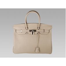 Hermes Birkin 35cm Togo Cuero Crema