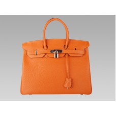 Hermes Birkin 35cm Togo Cuero Naranja