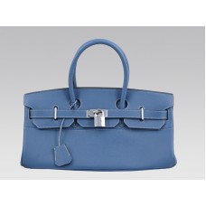 Hermes Birkin Jpg 42cm Togo Cuero Azul