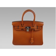 Hermes Birkin 30 Togo Cuero Naranja