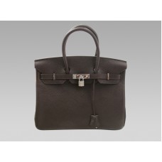 Hermes Birkin 35 Togo Cuero Chocolate