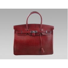 Hermes Birkin 40cm Cocodrilo Rojo