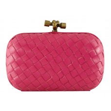 Bottega Veneta Absenta Intrecciato Ayers Knot Pink