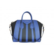 Bolso grande Antigona de Givenchy, bicolor, azul y negro