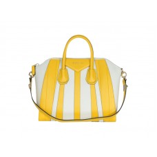 Bolso grande Antigona de Givenchy, bicolor, amarillo y blanco