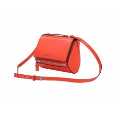 Bolso mini Pandora Box de Givenchy en color naranja