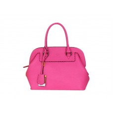 Bolso satchel mediano Selleria Adele de piel original de Fendi en rosa intenso