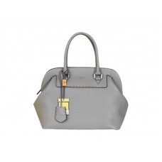 Bolso satchel Selleria Adele mediano de piel original de Fendi en color caqui
