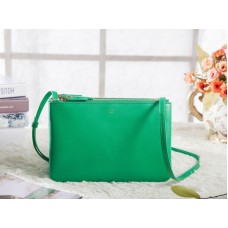 Bolso bandolera Celine Mini Trio verde claro