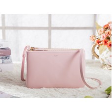 Bolso bandolera Celine Mini Trio rosa claro