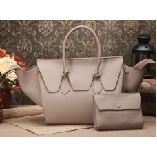 Bolso Celine Tie Nano con asa superior de piel gris