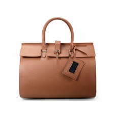 Bolso Balenciaga City de piel grande marrón