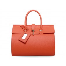 Bolso Balenciaga City de piel grande naranja