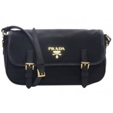 Prada Tessuto Bandoliera Bandolera Bandolera Negro