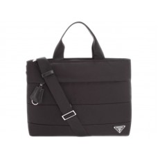 Bolso tote Prada Tessuto negro