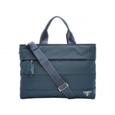 Bolso tote Prada Tessuto azul